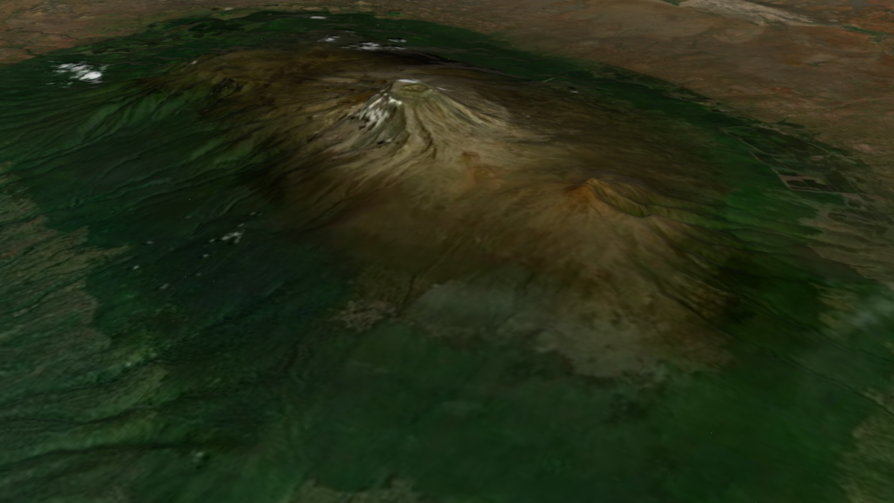 Mount Kilimanjaro Render