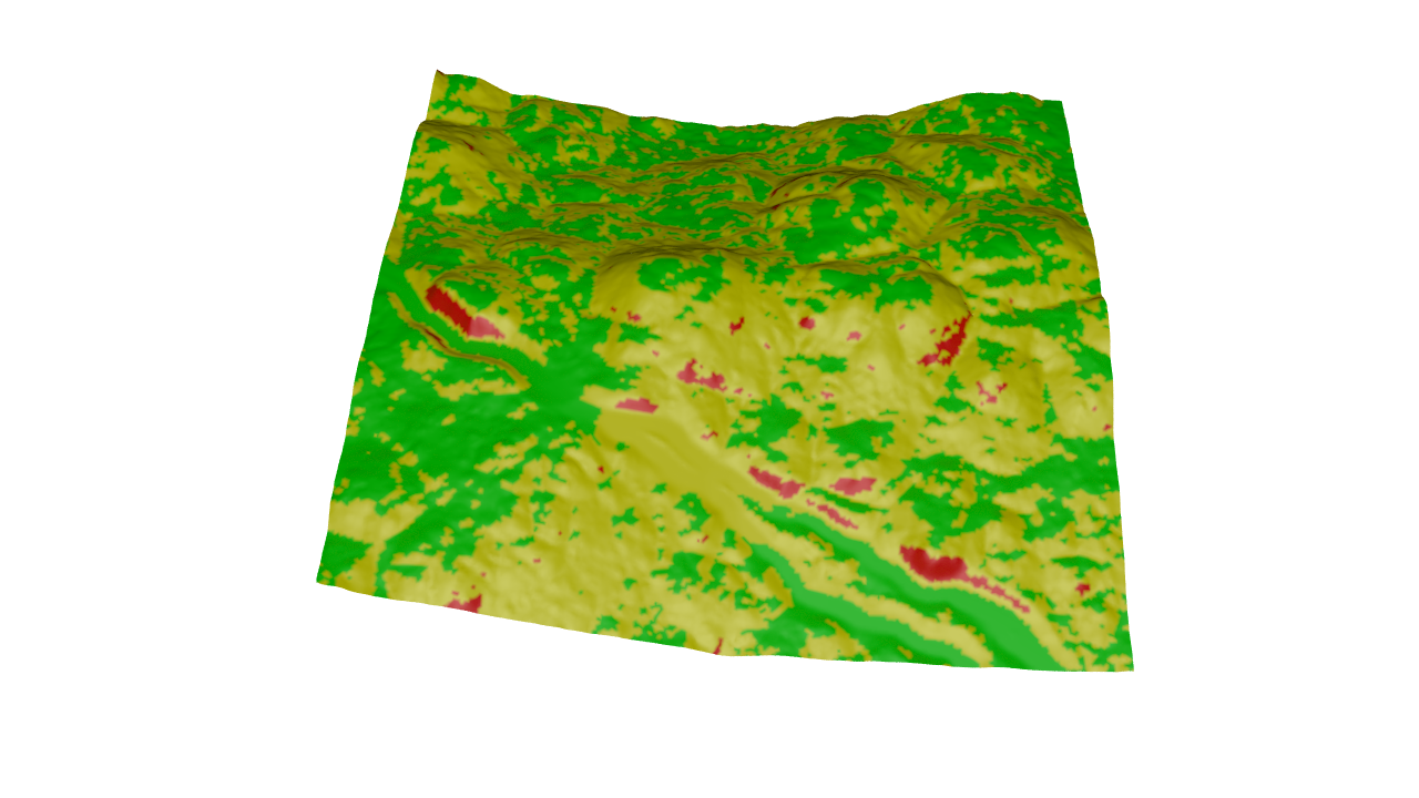 Terrain slopemap stage